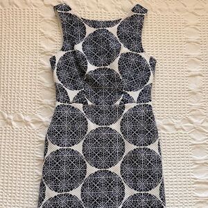 The Limited Blue + White Dress